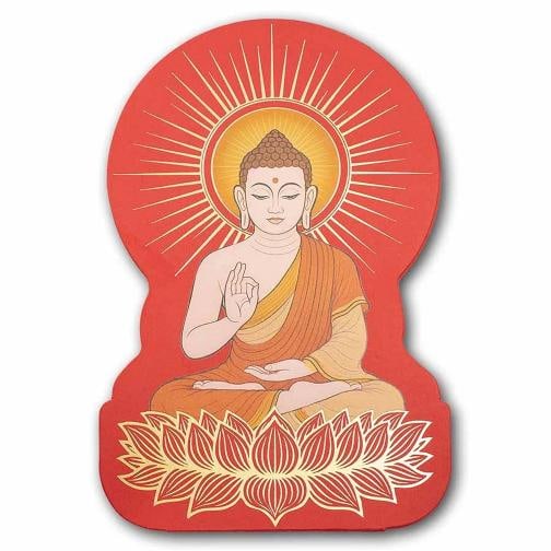 5 gram Gold Bar - PAMP Suisse Buddha (In Assay w/ Sleeve) - 6