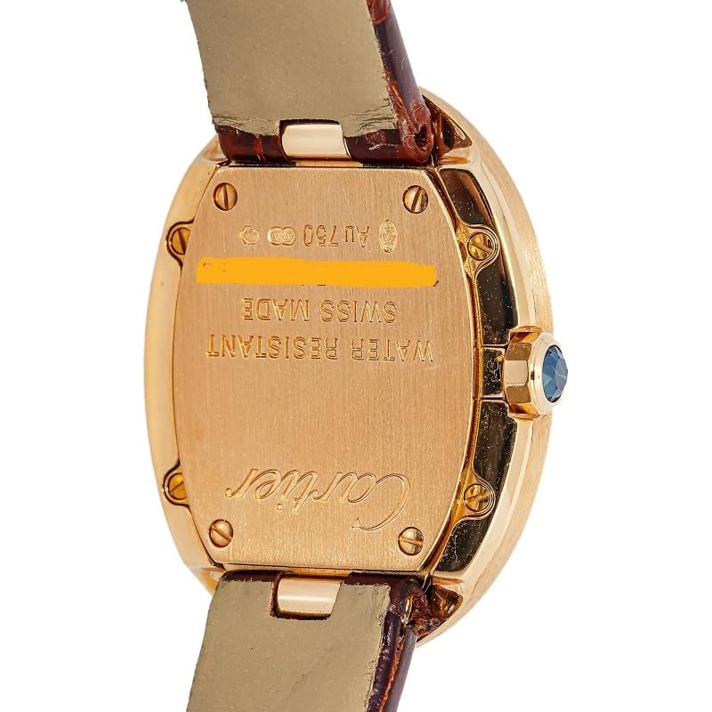 Cartier Baignoire W8000007 18k Rose Gold 2013 Papers Quartz Women's 23MM - 6