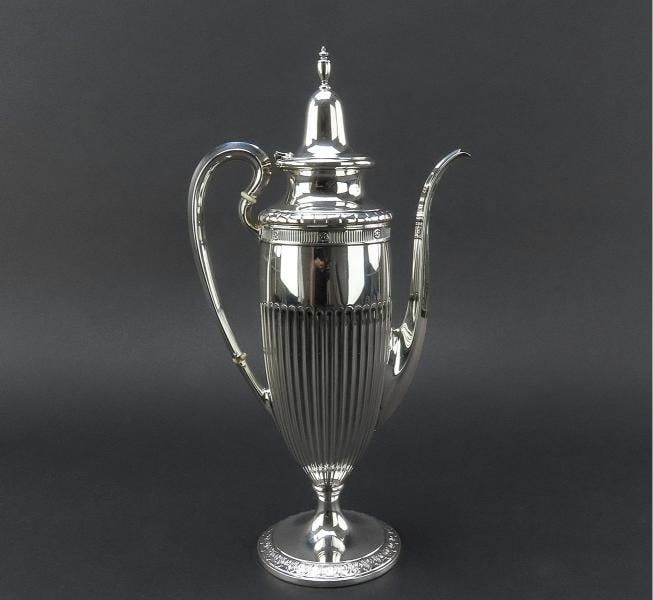 Elegant c1920 La Pierre Sterling Silver 3pc Tea or Coffee Set - 3