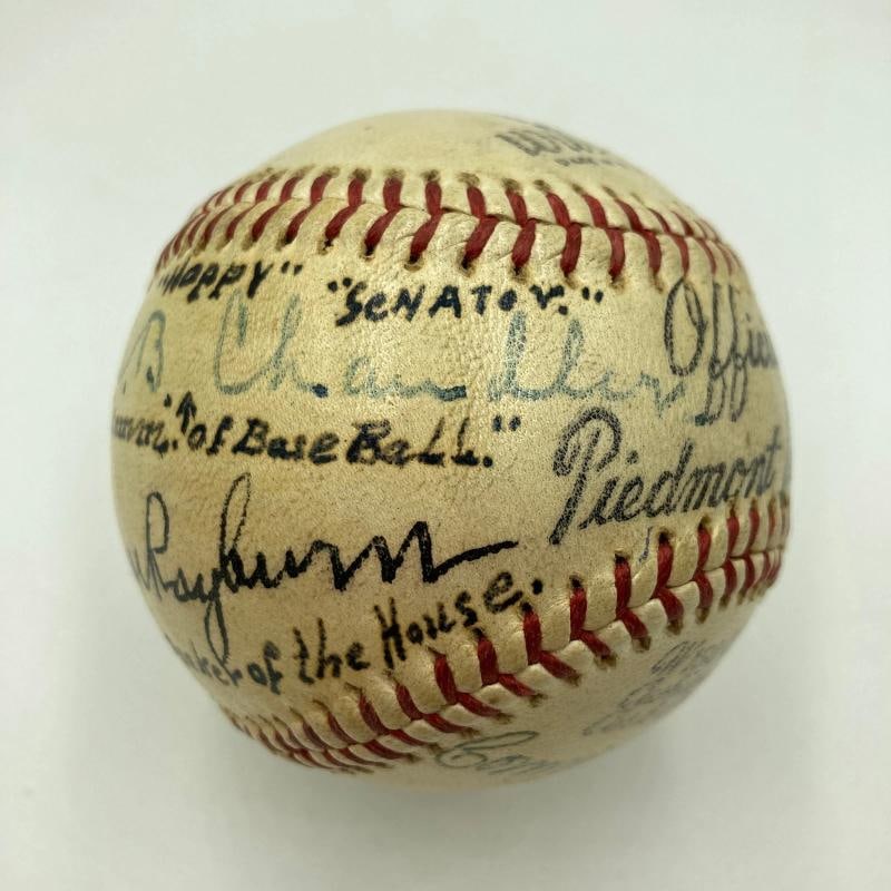 President Harry S. Truman Sweet Spot Signed 1945 Baseball JSA COA - 6