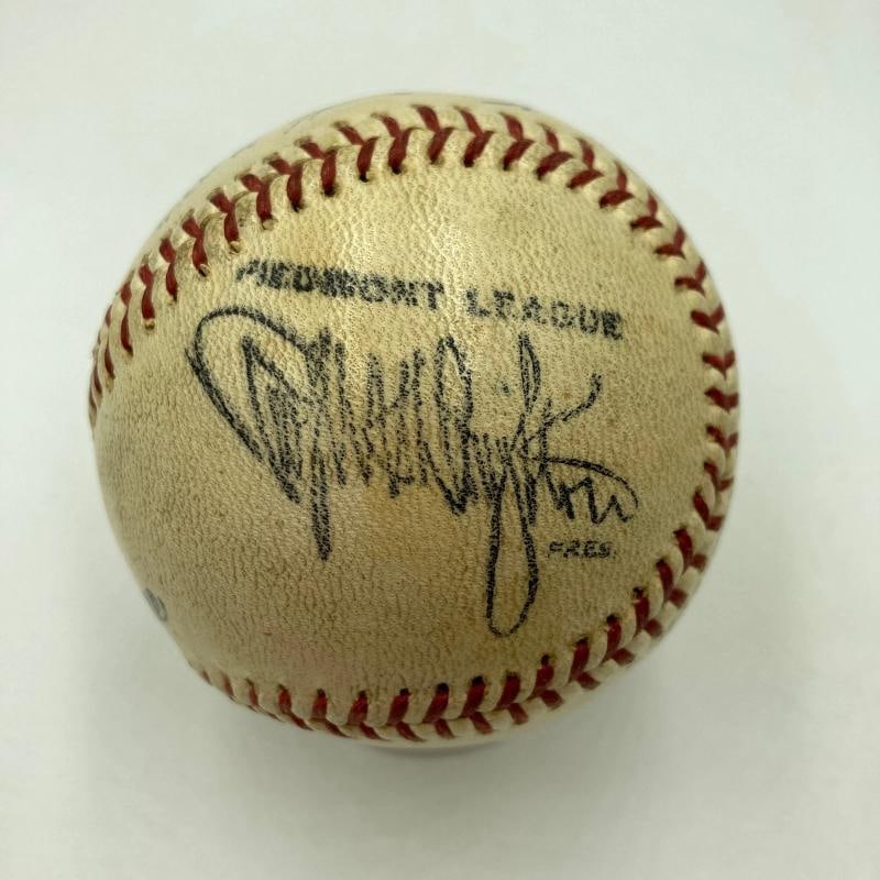 President Harry S. Truman Sweet Spot Signed 1945 Baseball JSA COA - 8