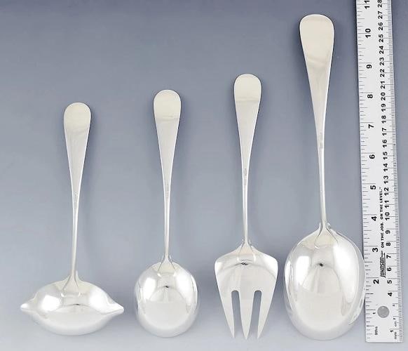 Impressive Anton Michelsen 142pc Sterling Silver Classic Flatware Set Serves 12 - 6