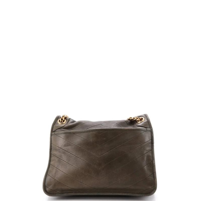 Saint Laurent Niki Chain Flap Bag Leather Medium - 3
