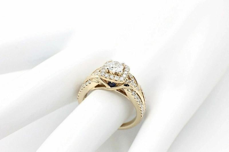 Vera Wang Love Diamond Engagement Ring 1.00 tcw 14k Yellow Gold - 7