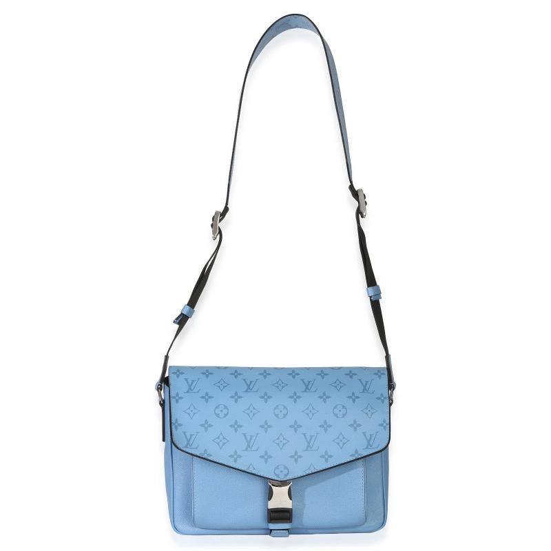 Louis Vuitton Blue Denim Taigarama Messengerama - 6