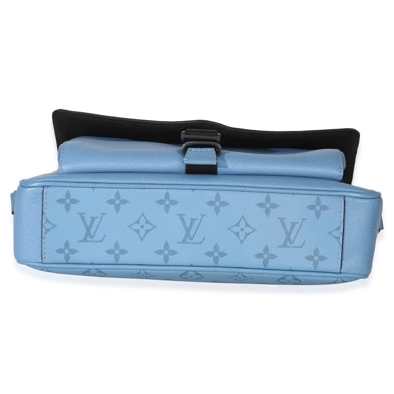 Louis Vuitton Blue Denim Taigarama Messengerama - 9