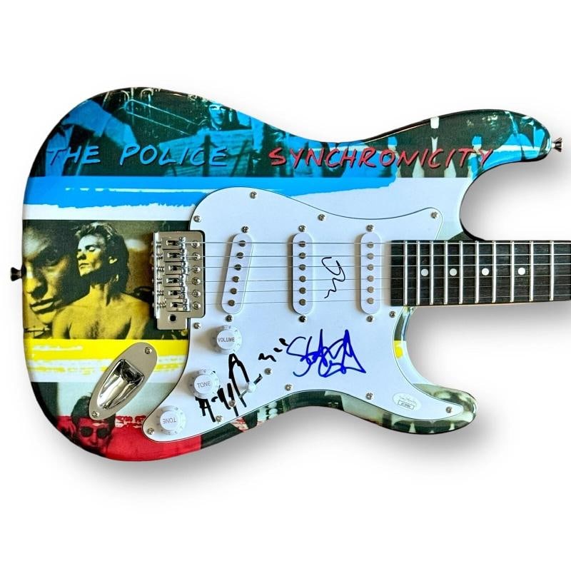 The Police Signed Guitar Custom JSA COA Sting Andy Summers Stewart Copeland: Industry: Music,Object Type: Guitar & Guitar Pick,Signed: Yes,Autograph Authentication: James Spence (JSA),Original/Reproduction: Original,Country of Origin: United States Signer: The Police Sting