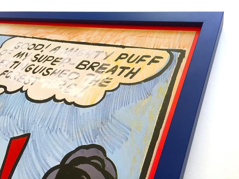 ANDY WARHOL RARE 1989 MOMA EXHBT LITHO PRINT FRAMED POP ART POSTER SUPERMAN 1960 - 7