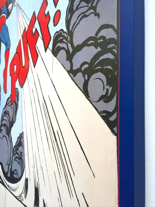 ANDY WARHOL RARE 1989 MOMA EXHBT LITHO PRINT FRAMED POP ART POSTER SUPERMAN 1960 - 8