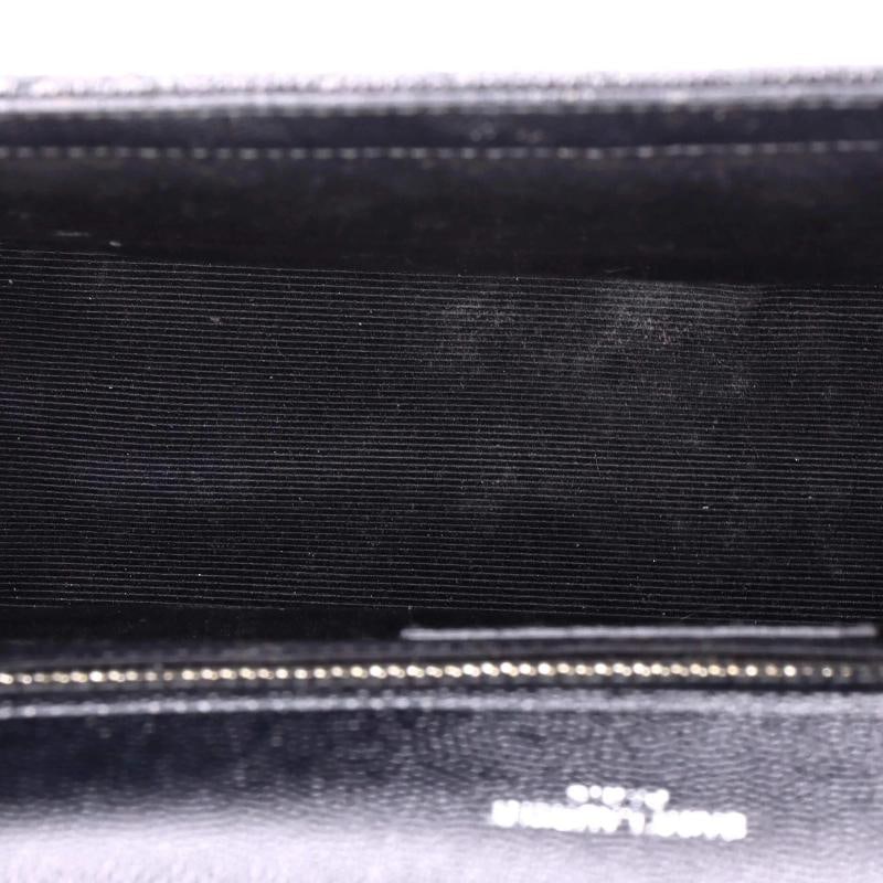 Saint Laurent Classic Monogram Envelope Satchel Mixed Matelasse Leather Large - 5