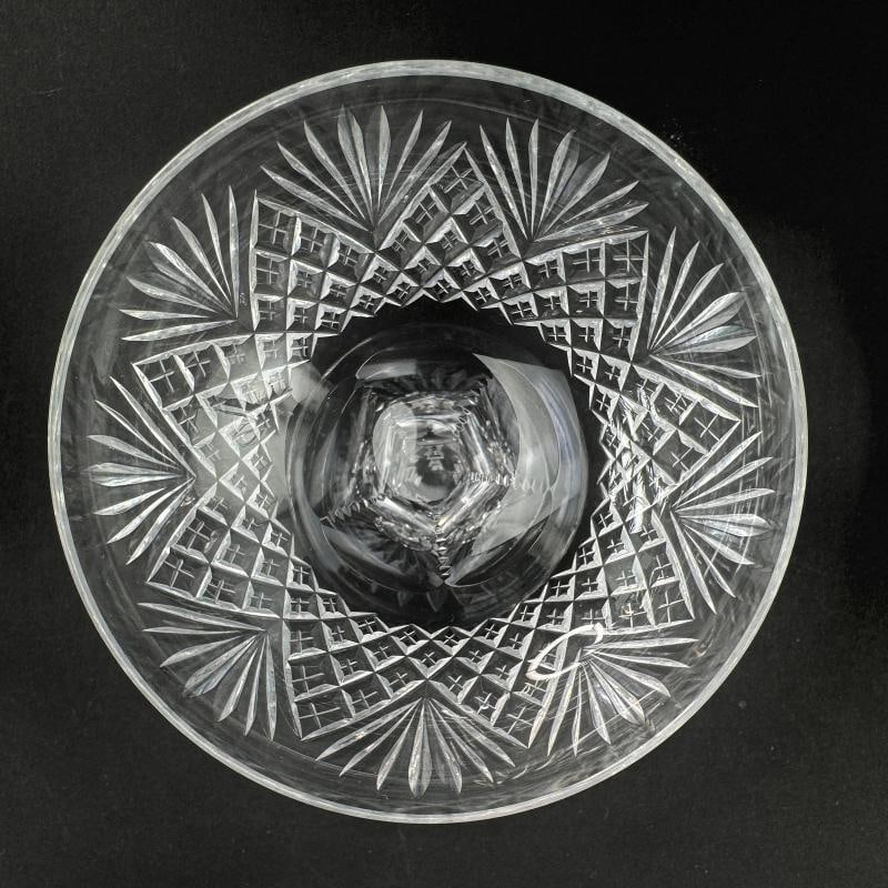 12 American Brilliant Period Cut Glass Champagne Saucers 3 3/4 Inches - 3