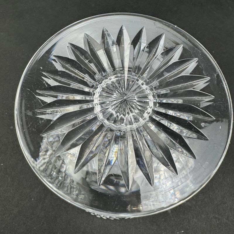 12 American Brilliant Period Cut Glass Champagne Saucers 3 3/4 Inches - 4