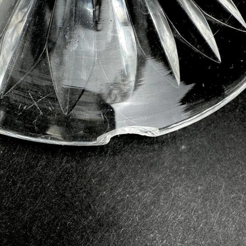 12 American Brilliant Period Cut Glass Champagne Saucers 3 3/4 Inches - 6
