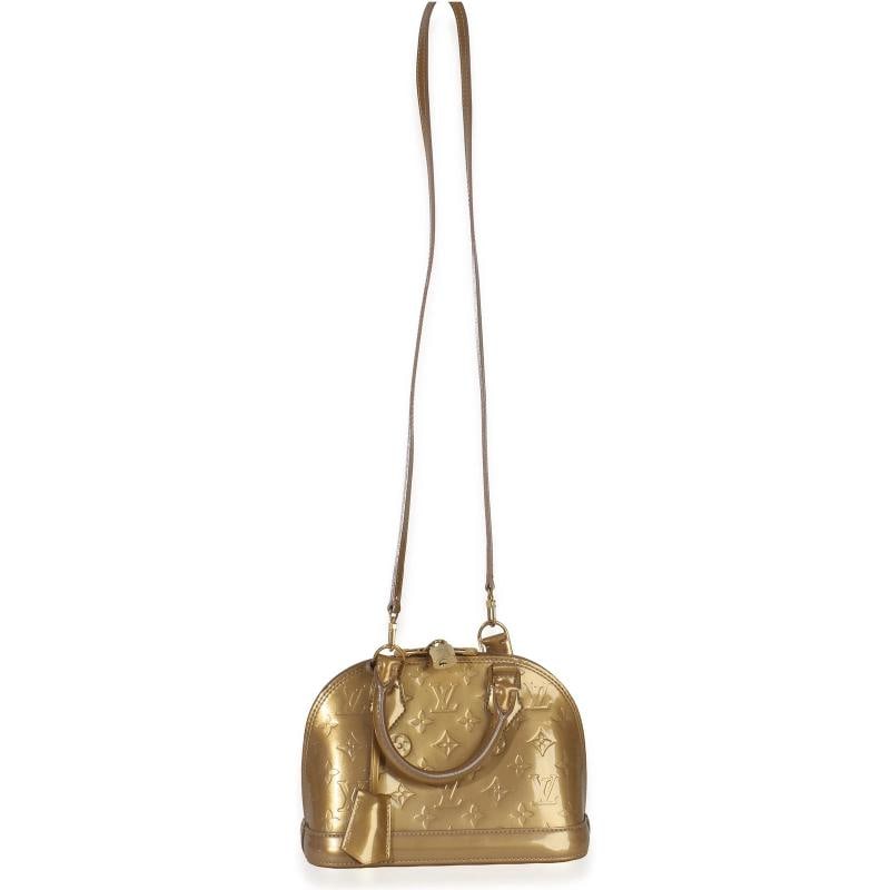 Louis Vuitton Beige Poudre Monogram Vernis Alma BB - 2