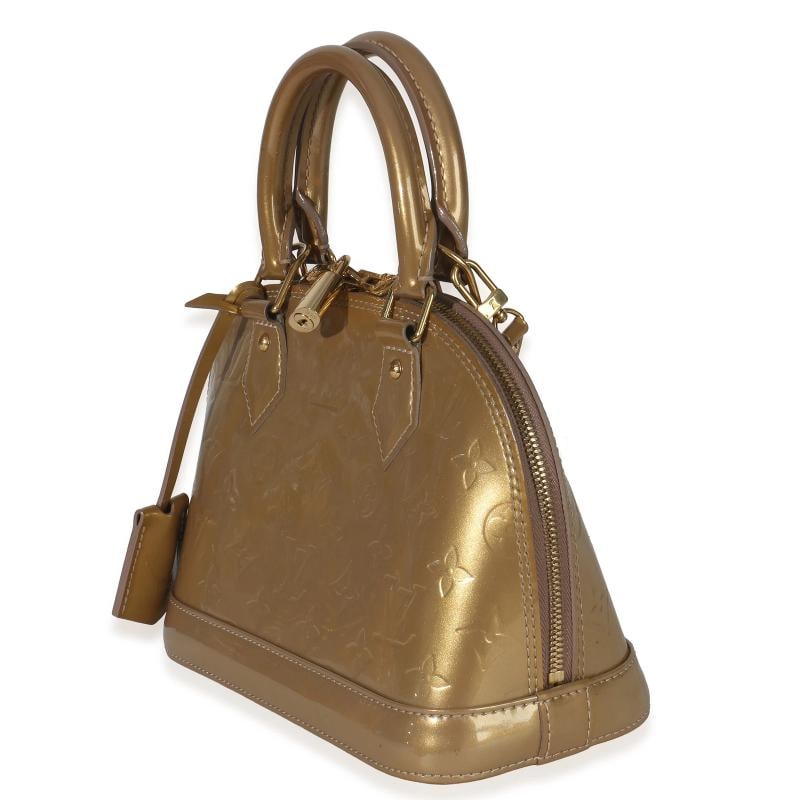 Louis Vuitton Beige Poudre Monogram Vernis Alma BB - 4