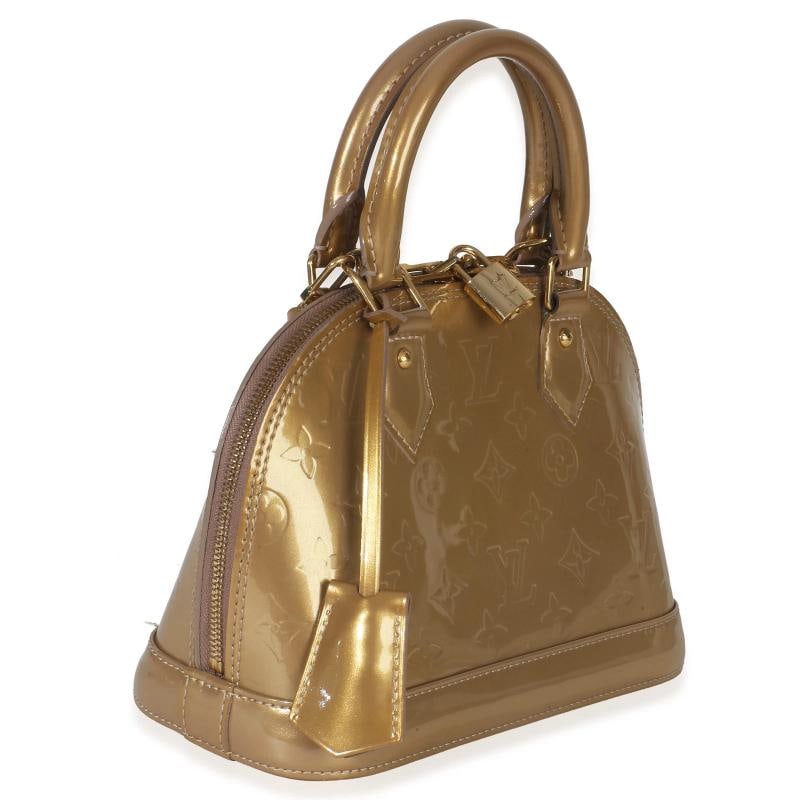 Louis Vuitton Beige Poudre Monogram Vernis Alma BB - 5