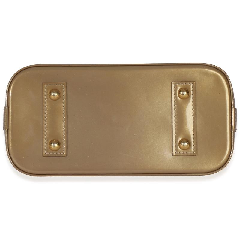 Louis Vuitton Beige Poudre Monogram Vernis Alma BB - 9
