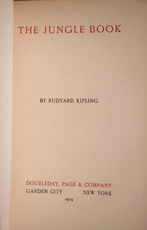 1914 The Works of Rudyard Kipling Limited Edition **Signed** Deluxe Leather - 12