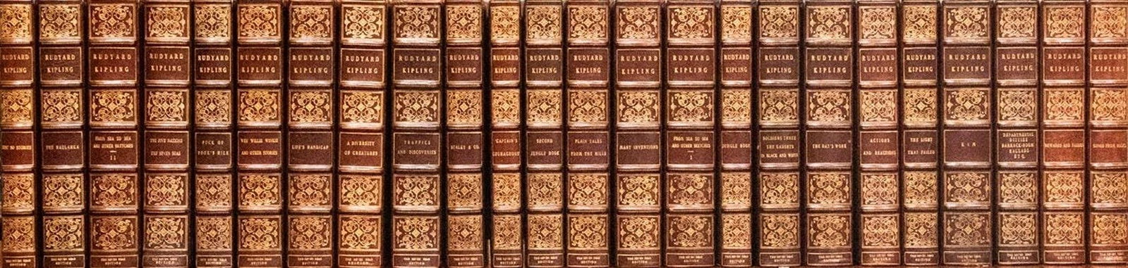 1914 The Works of Rudyard Kipling Limited Edition **Signed** Deluxe Leather - 4