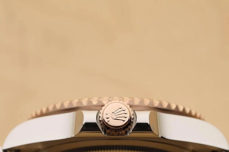 2022 CARD ROLEX GMT MASTER II 126711 CHNR 18K ROSE GOLD STEEL ROOT BEER WATCH - 10