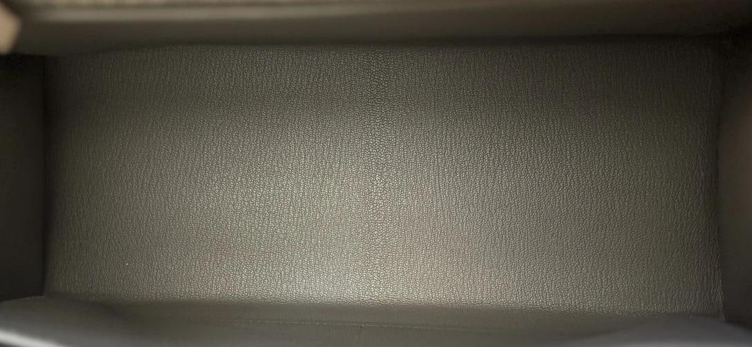 Hermes Kelly 28 Sellier Etain Gray Epsom Leather Palladium Hardware RARE - 9