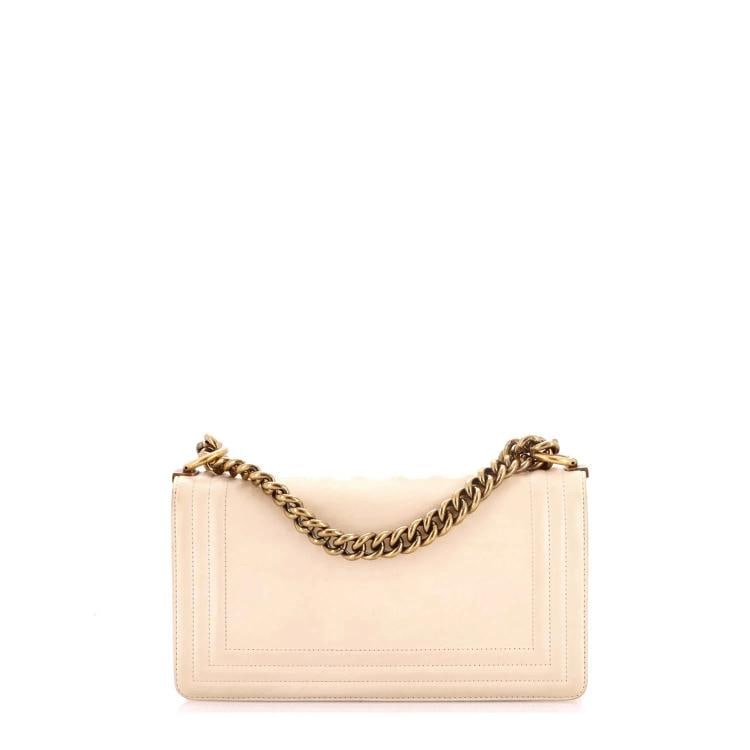 Chanel Reverso Boy Flap Bag Glazed Calfskin Old Medium - 4