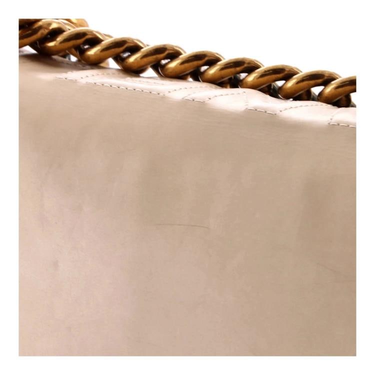 Chanel Reverso Boy Flap Bag Glazed Calfskin Old Medium - 8