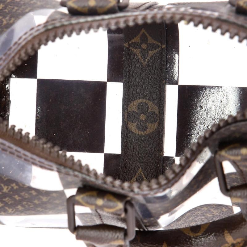 Louis Vuitton Keepall Bandouliere Bag Monogram Chess Coated Canvas and PVC 25 - 5