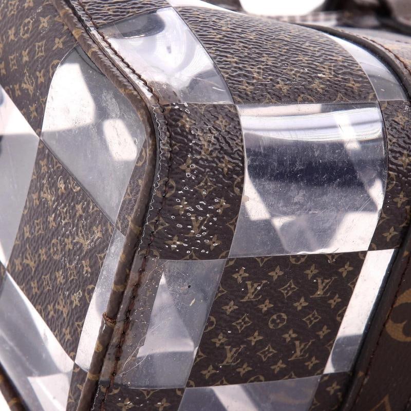 Louis Vuitton Keepall Bandouliere Bag Monogram Chess Coated Canvas and PVC 25 - 7