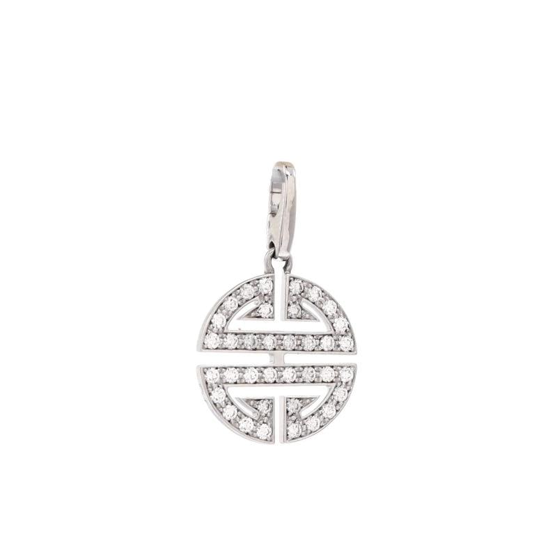 Cartier Longevity Charm Pendant & Charms 18K White Gold and Diamonds - 2