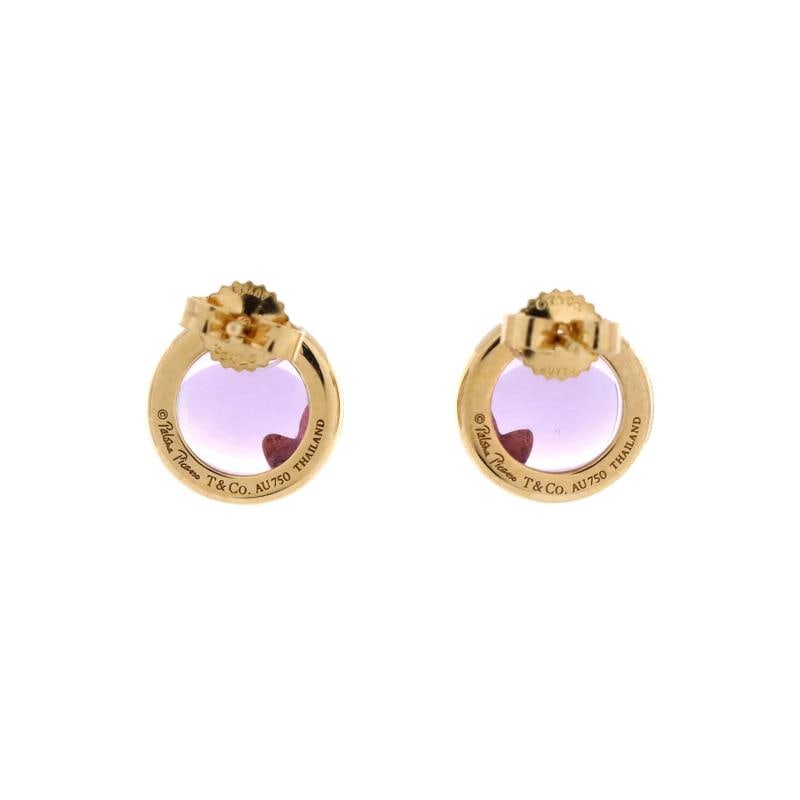 Tiffany & Co. Paloma Picasso Olive Leaf Stud Earrings 18K Yellow Gold - 3