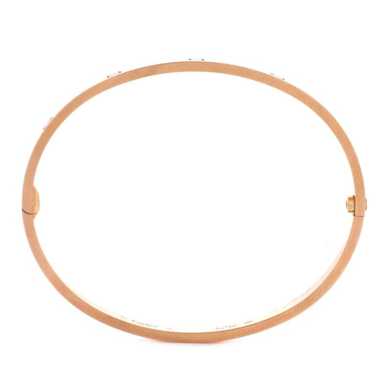 Cartier Love Bracelet 18K Rose Gold Small - 2