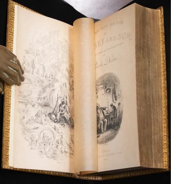 Charles Dickens / Mark Twain / Uniformly Bound First Edition Works of Charles - 16