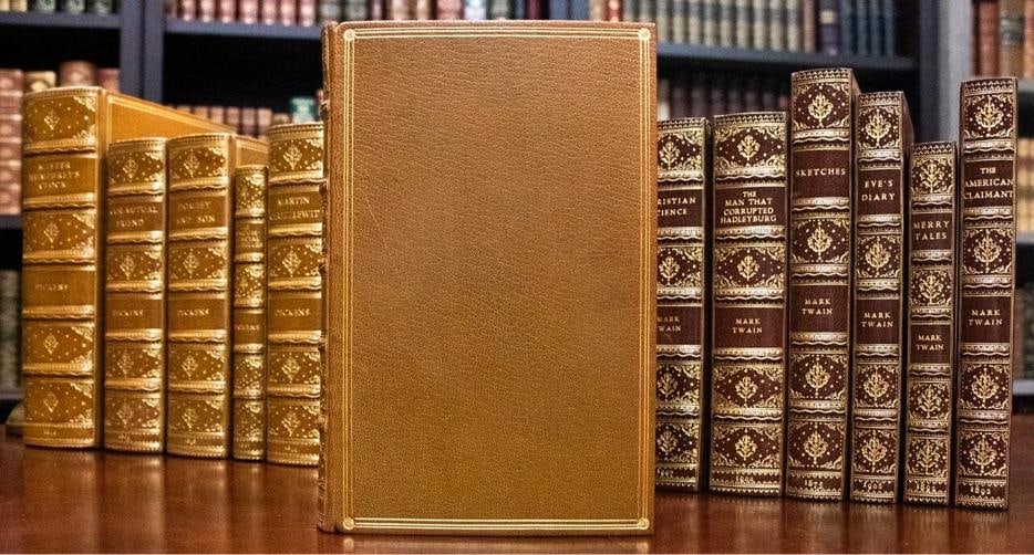 Charles Dickens / Mark Twain / Uniformly Bound First Edition Works of Charles - 4