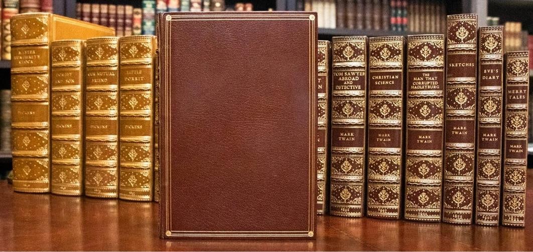 Charles Dickens / Mark Twain / Uniformly Bound First Edition Works of Charles - 6