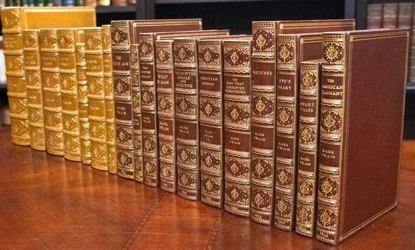 Charles Dickens / Mark Twain / Uniformly Bound First Edition Works of Charles - 7