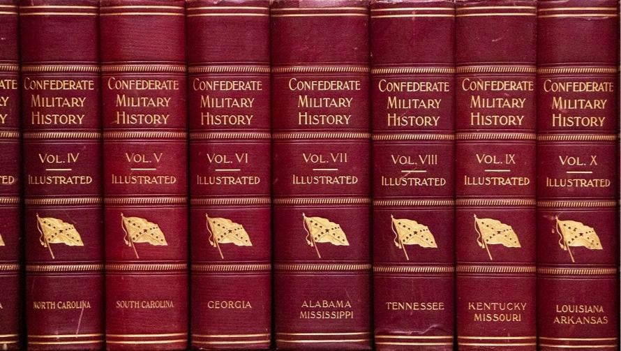 1899 Confederate Military History 1st Edition Fine Leather Bindings Foldout Maps: Edition: First Edition Description: Publishers Deluxe Leather Bindings. A complete 12 volume set plus supplemental volume 13 all in VG condition beautifully bound in publishers 3/4 leather bindings