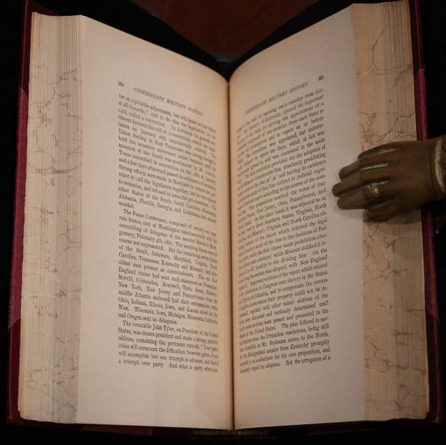 1899 Confederate Military History 1st Edition Fine Leather Bindings Foldout Maps - 8