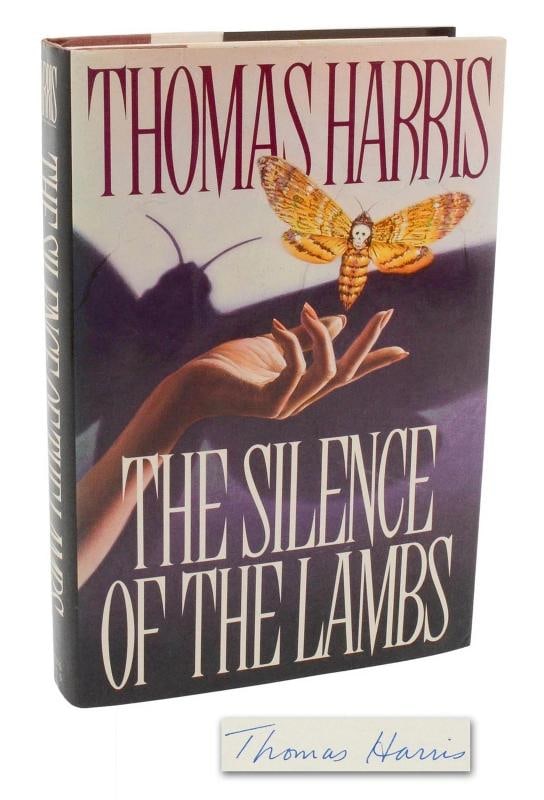The Silence of the Lambs ~ SIGNED by THOMAS HARRIS ~ Signed First ~ 1st 1988: Signed first edition of the novel that inspired the classic film New York: St. Martin's Press, 1988. First edition, first printing. Signed by Thomas Harris on the title page in blue ink. [x], 338, [1]