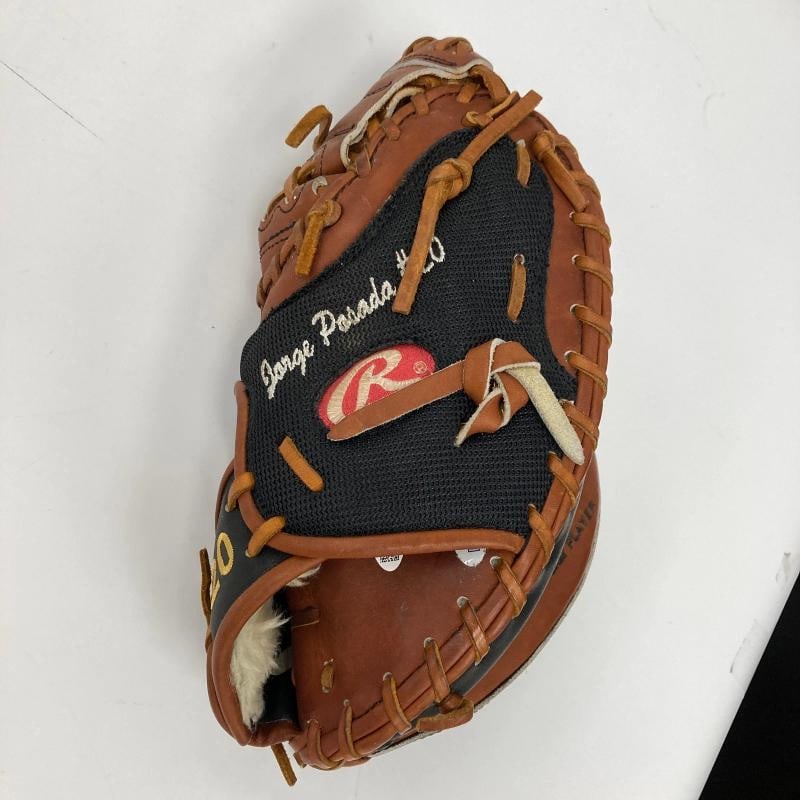 Jorge Posada Signed 2003 Game Used Baseball Glove Mitt PSA DNA & JSA COA - 3