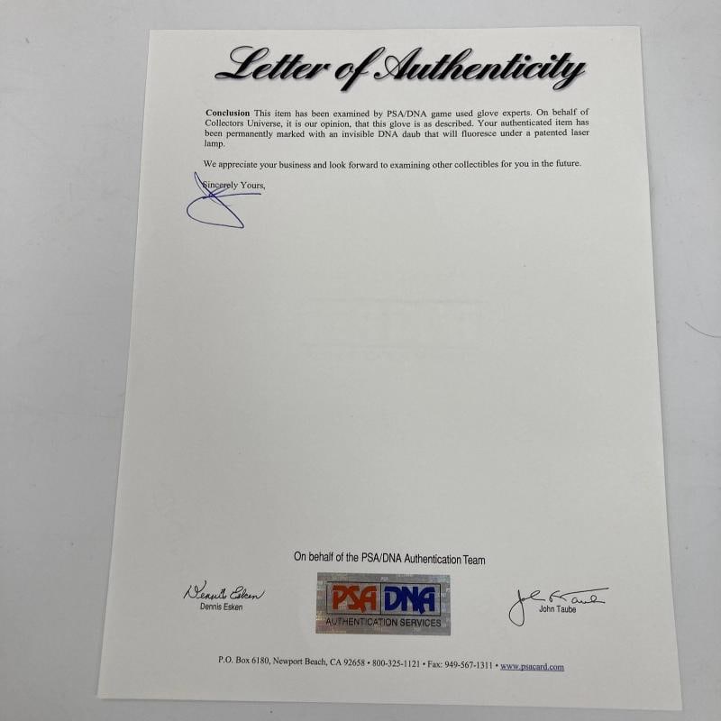 Jorge Posada Signed 2003 Game Used Baseball Glove Mitt PSA DNA & JSA COA - 7