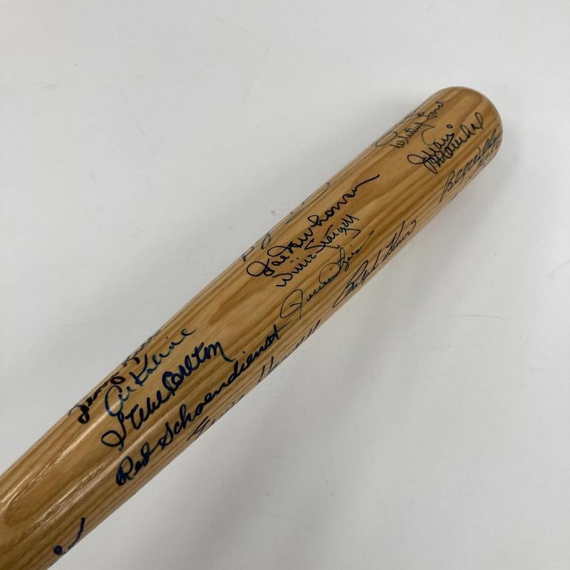 Beautiful Hall Of Fame Legends Multi Signed Baseball Bat 37 Sig Ted Williams JSA - 10