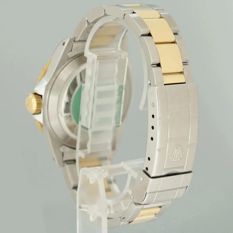 MINT Rolex Submariner 16613LN Gold Two Tone Yellow Gold Black Watch Box - 5