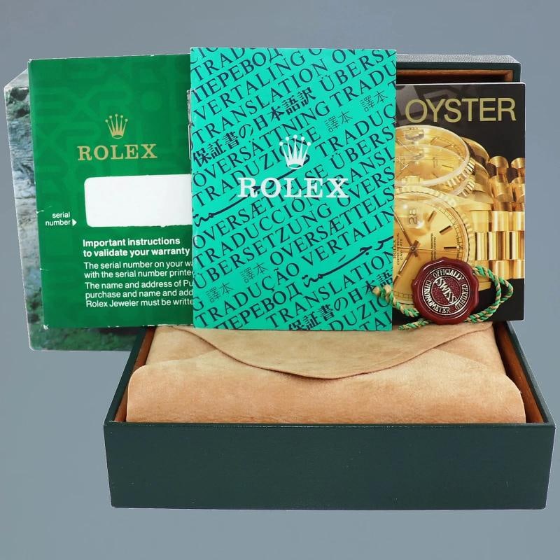 MINT Rolex Submariner 16613LN Gold Two Tone Yellow Gold Black Watch Box - 7
