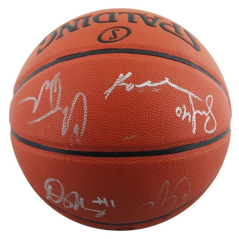 2012 Lakers Multi-Signed Spalding Basketball With 14 SIgnatures Including Bryant, Nash, Gasol +11... - 2
