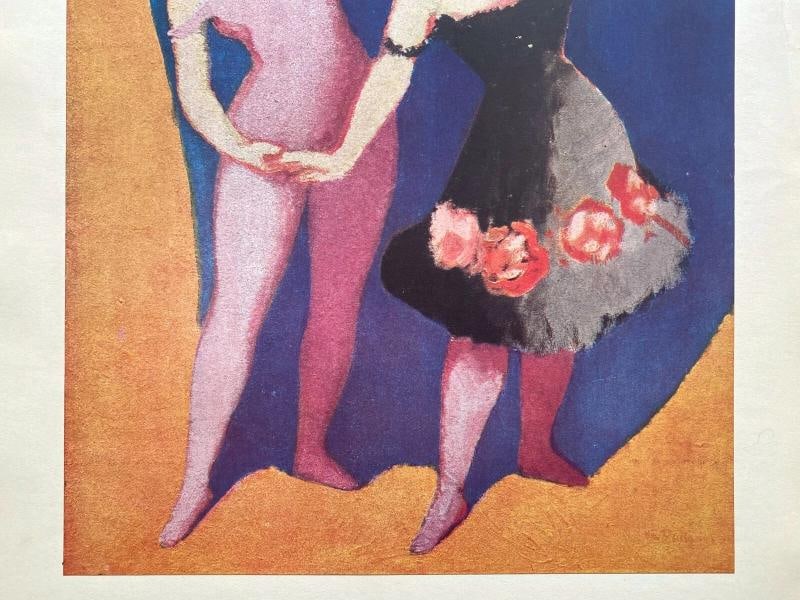 KEES VAN DONGEN RARE 1948 LMTD ED FRENCH LITHOGRAPH PRINT "LES DANSEUSES" 1906 - 4