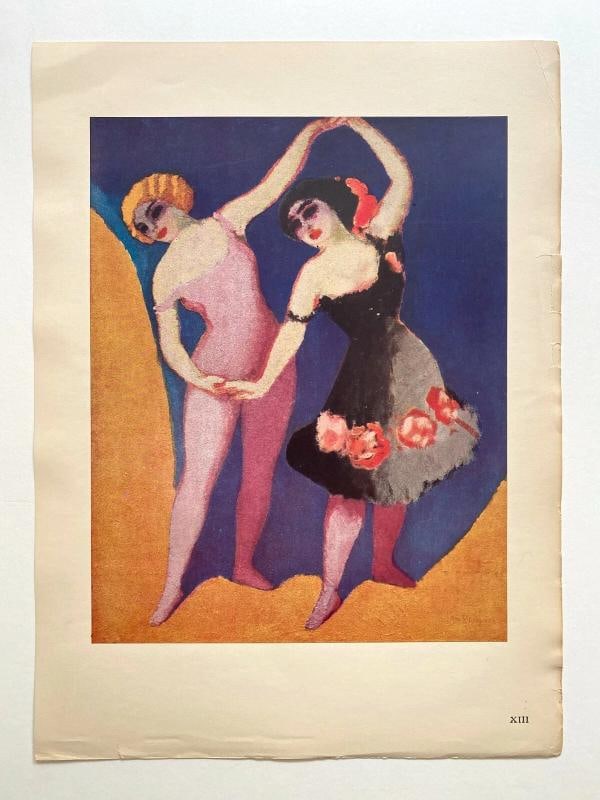 KEES VAN DONGEN RARE 1948 LMTD ED FRENCH LITHOGRAPH PRINT "LES DANSEUSES" 1906 - 6