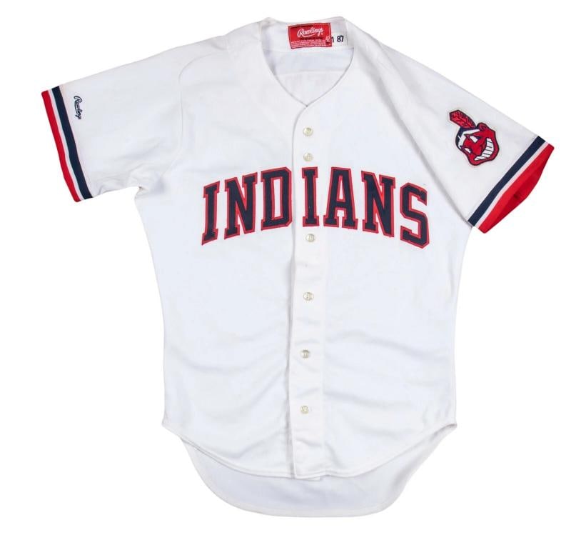 "Major League" Movie Cast Signed Tom Berenger Cleveland Indians Jersey JSA COA - 2