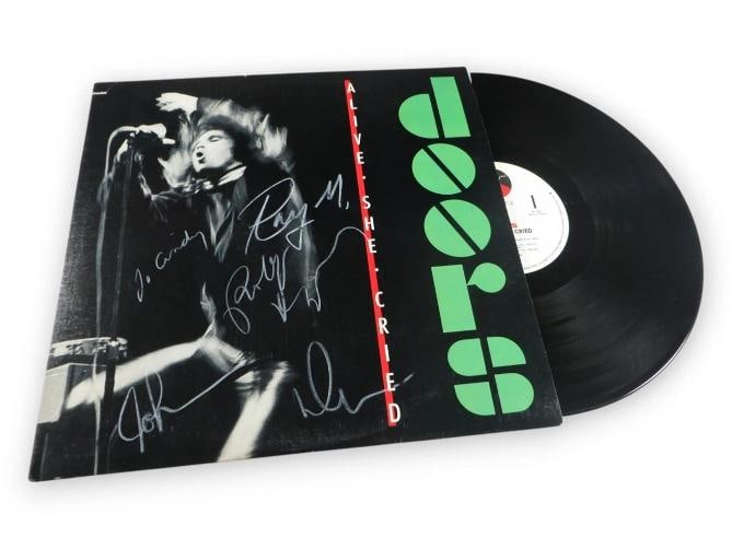 The Doors: Ray Manarek, Robby Krieger & John Densmore Signed Album (Beckett LOA) (1 of 4)