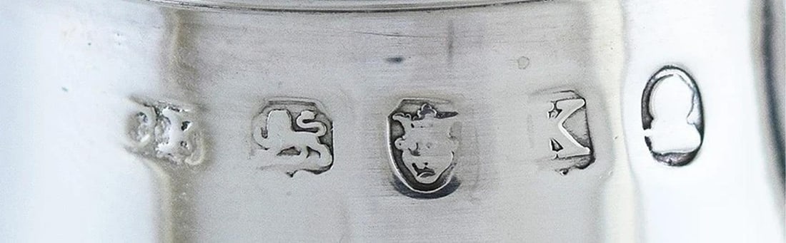 1802/1805 Fab Pair English Georgian Sterling Silver Shakers / Casters - 5